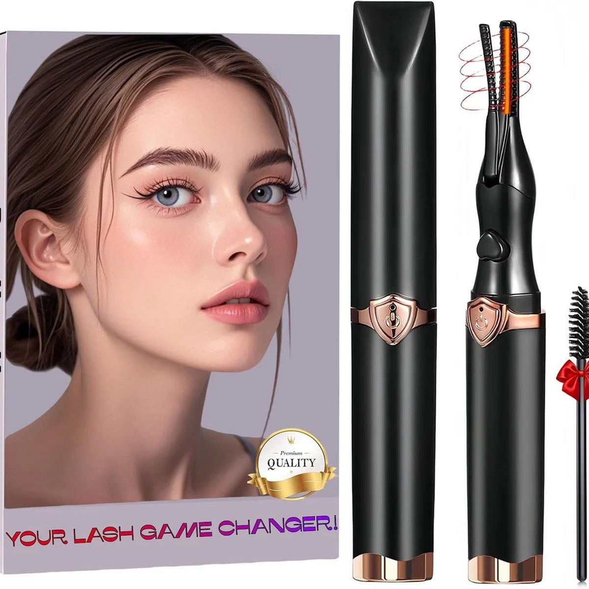 Heated Eyelash Curler | 2-in-1 Rechargeable | 3 Modes | 8S Fast Heat | 24H Lift ✨