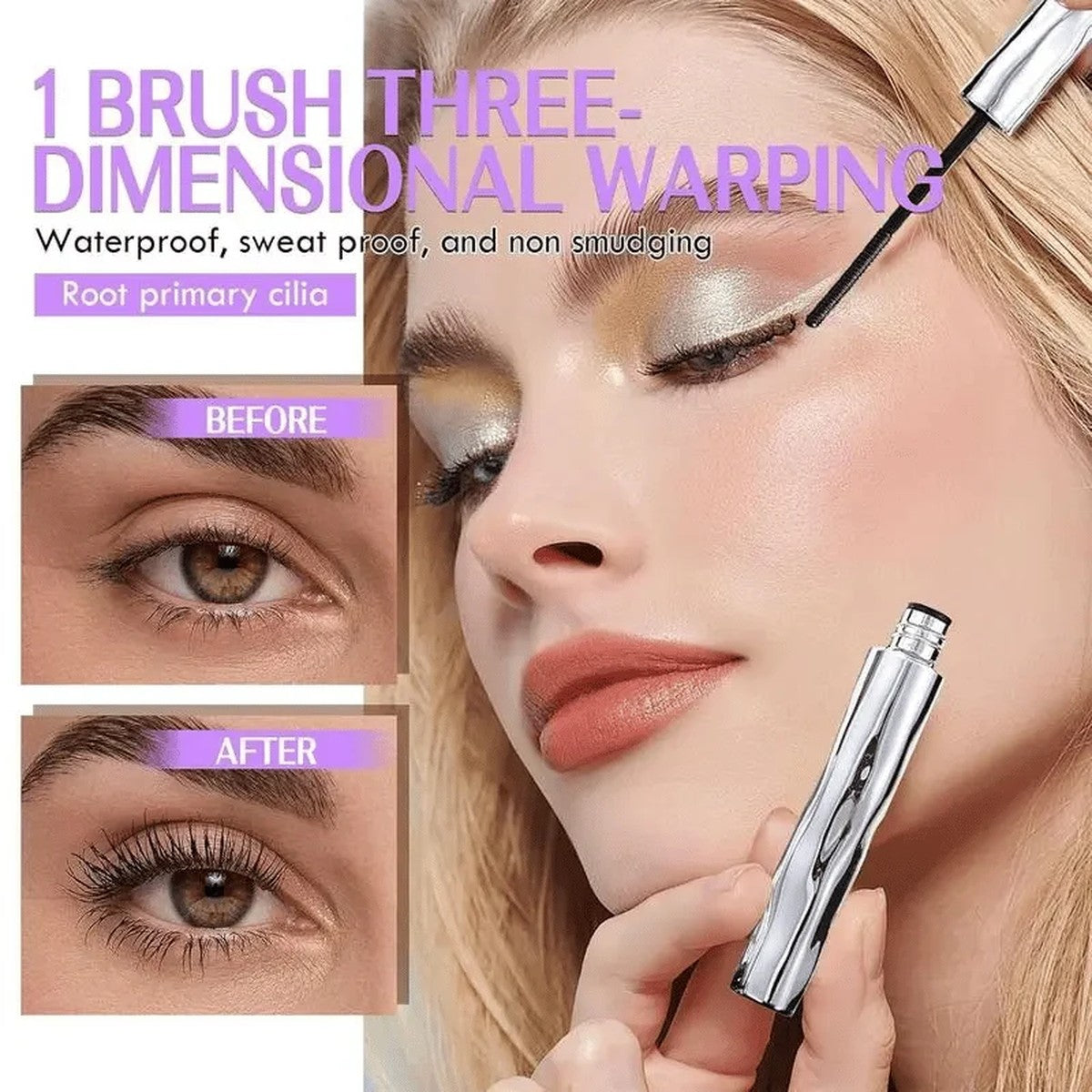 Eyelash Primer,Tubular Eyelash Primer,WaterproofLong Curling Mascara,Natural And Non-Smudged